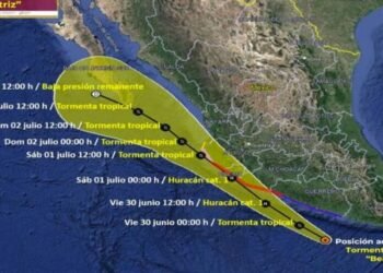Tormenta tropical ‘Beatriz’ se forma en el Pacífico