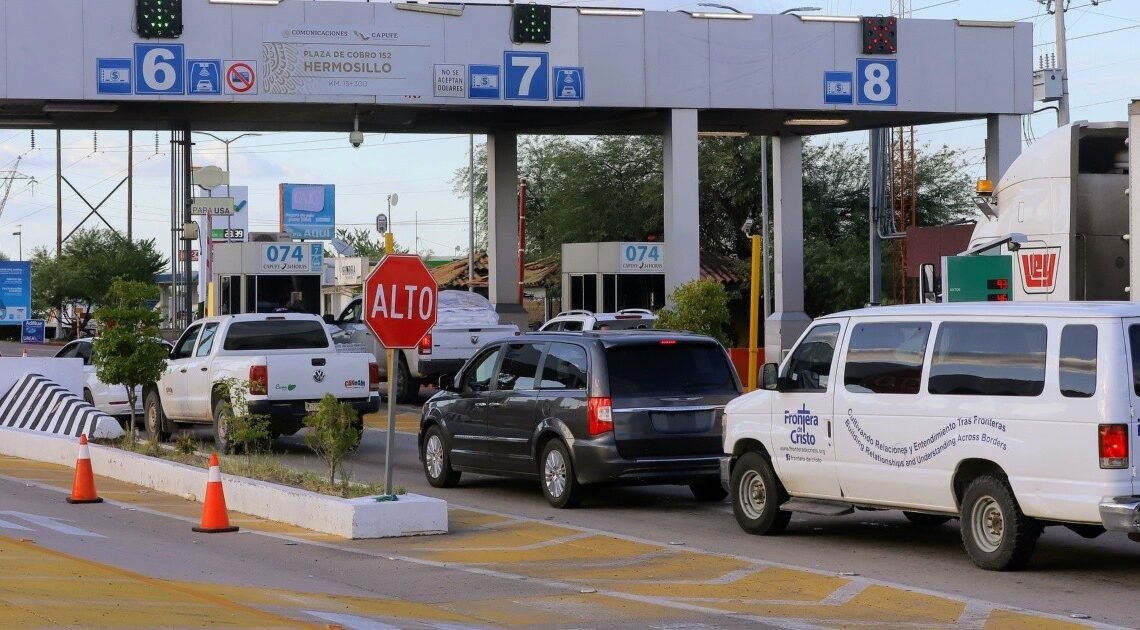 Liberan caseta de cobro de carretera Hermosillo-Nogales