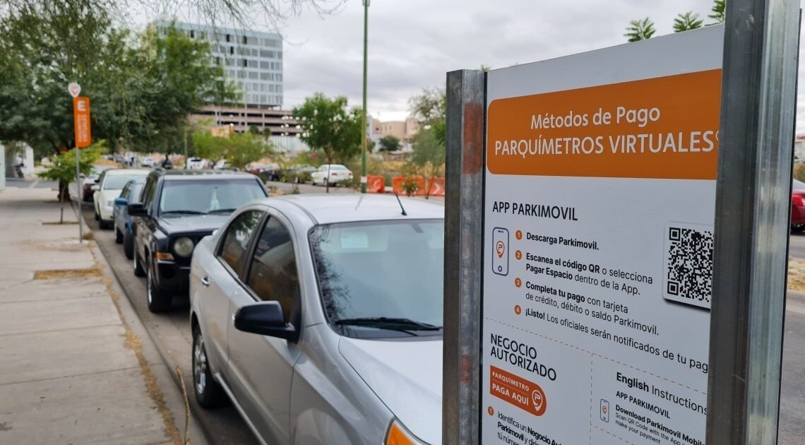 Hermosillo: Parquímetros virtuales aumentarán horario… y tarifa