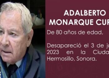 Buscan en Hermosillo y área rural a Adalberto Monarque