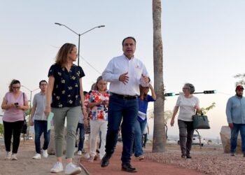 Entrega alcalde de Hermosillo obra electa por ciudadanía en Presupuesto Creces