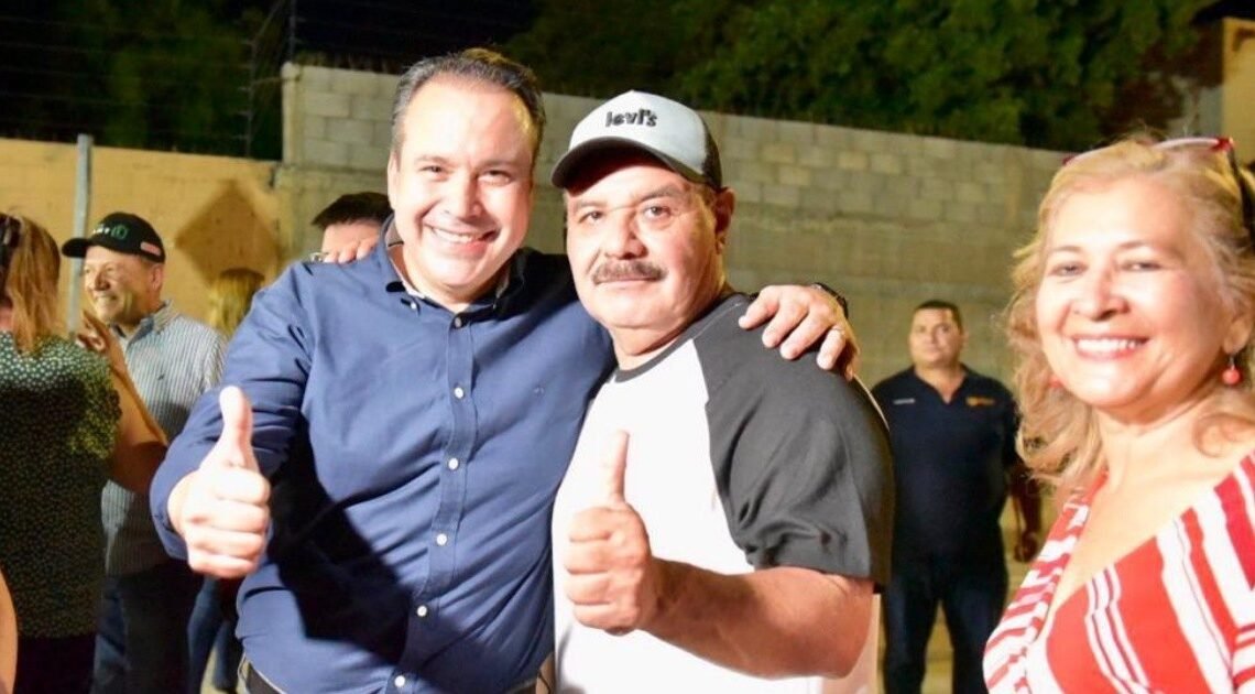 Hermosillo: Entrega Antonio Astiazarán pavimentación en la avenida Lucrecia Ruiz de Ayón