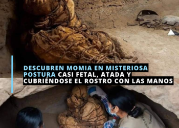Sorprende momia de entre 800 y mil 200 años