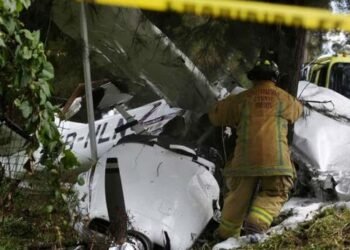 Desplome de avioneta deja tres muertos en Veracruz