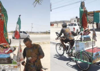 Recorre de extremo a extremo el País como manda a la Virgen de Guadalupe