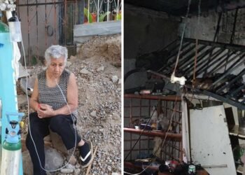 Se registra incencio de vivienda en la colonia Miguel Hidalgo; dos personas, una de ella de la tercera edad, lograron salir a tiempo