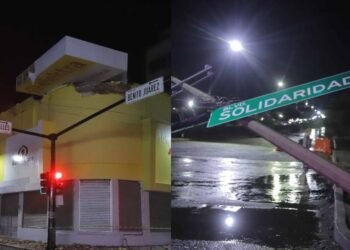 Violenta tormenta: Calles de Hermosillo azotadas por lluvia y granizo