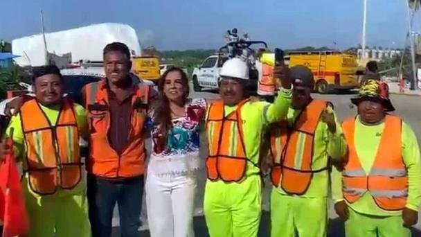 Llega el primer vagón del Tren Maya a Cancún Llega el primer vagón del Tren Maya a Cancún