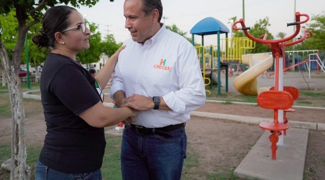 Entrega el alcalde de Hermosillo parque rehabilitado en colonia Praderas