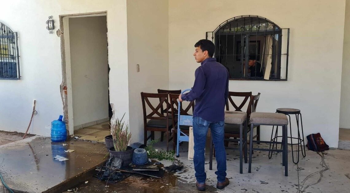 Se produce explosión en casa de la colonia Solidaridad Se produce explosión en casa de la colonia Solidaridad