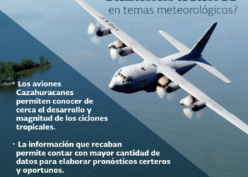 Van hacia hillary aviones caza huracanes