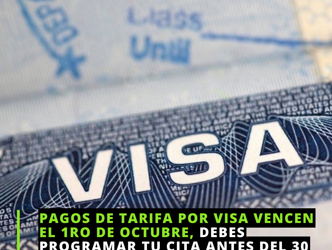 Revise la fecha de su pago para obtener la Visa norteamericana