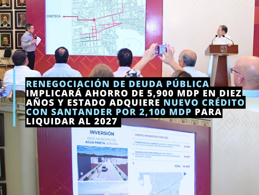 Anuncia Estado obras en municipios de Sonora