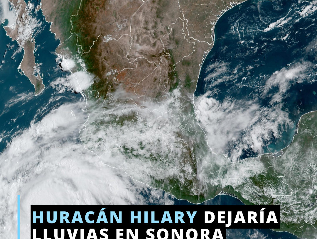 Traería lluvias a Sonora huracán hillary
