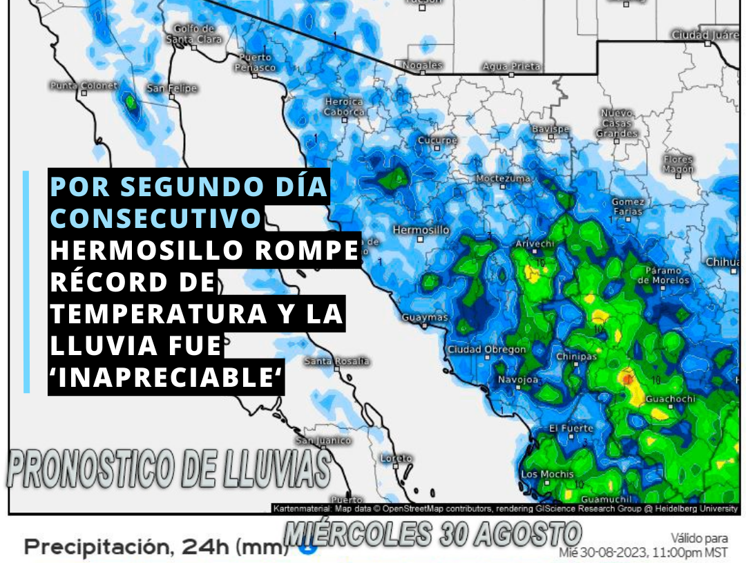 Fue ‘inapreciable’ la lluvia del martes por la noche Fue ‘inapreciable’ la lluvia del martes por la noche