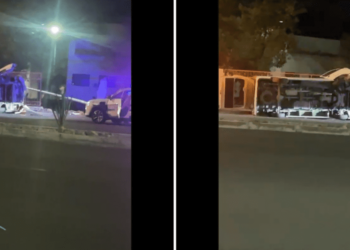VIDEO: Choca van contra barda de la Unison; tome precauciones al circular por el bulevard Luis Encinas