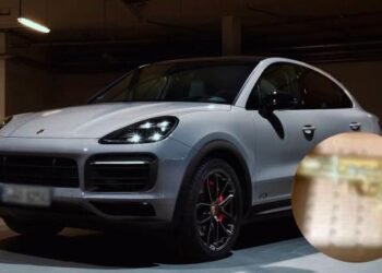 Detienen a dos en Porsche robado y con arma bañada en oro en Sinaloa