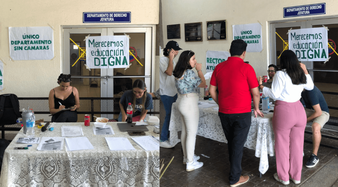 UNISON: Autoridades universitarias y alumnos realizarán recorrido para evaluar los aires acondicionados en el Departamento de Derecho