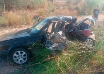 Accidente en la carretera Hermosillo-Bahía de Kino deja cuatro lesionados