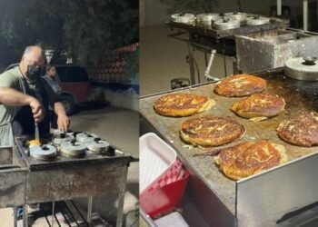 Jesús Noriega causa sensación con sus hot cakes de elote