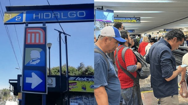 Línea 2 del Metro arrolla a dos personas; posible intento de suicidio Línea 2 del Metro arrolla a dos personas; posible intento de suicidio