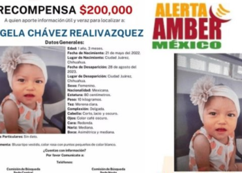 Ofrecen recompensa de 200 mil pesos por desaparición de bebé en Chihuahua