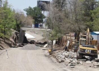 Hermosillo: Construcción del puente desnivel del bulevar Luis Encinas lleva 53% de avance