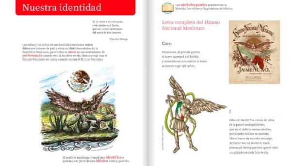 Publican estrofas prohibidas del Himno Nacional en libros de texto Publican estrofas prohibidas del Himno Nacional en libros de texto