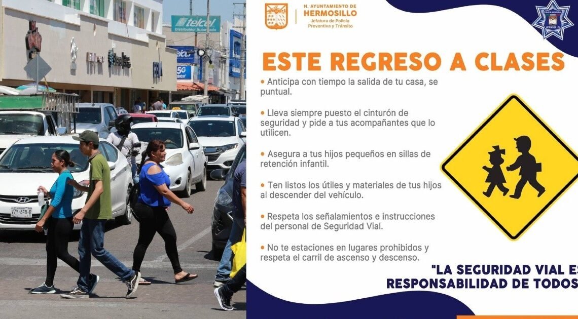 Policía municipal de Hermosillo implementa operativo para el regreso a clases Policía municipal de Hermosillo implementa operativo para el regreso a clases
