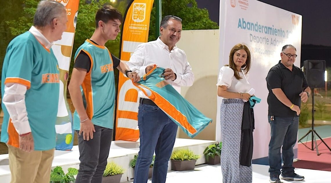 Abandera el alcalde a selección de Hermosillo en Deporte Adaptado