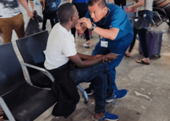 Atiende Salud Sonora a migrantes en la Central Camionera de Hermosillo