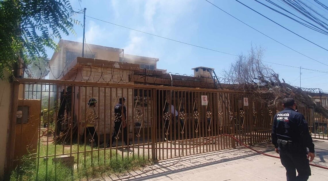 Se registra incendio en casa ubicada en colonia Country Club 2