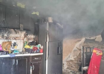 Se registra incendio en casa de la colonia Tierra Nueva