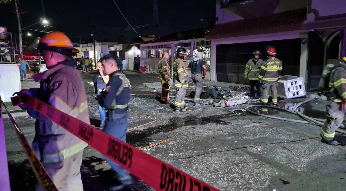 Se registra fuerte explosión por acumulación de gas en la colonia Isssteson Centenario