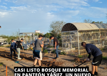 Casi listo el bosque memorial en Hermosillo