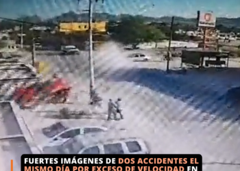 Se da a concer fuerte video de accidente en Pueblitos