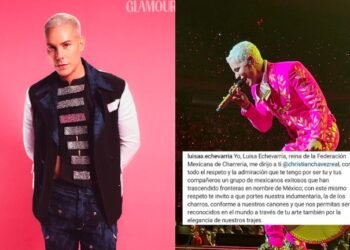 Críticas a Christian Chávez por Traje de Charro Rosa; Ofrece Disculpas