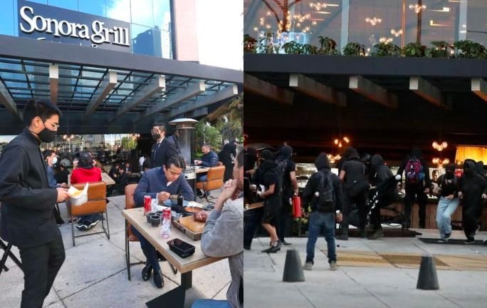 Ataque a Sonora Grill Durante Marcha por Ayotzinapa: Se Reportan Daños Millonarios Ataque a Sonora Grill Durante Marcha por Ayotzinapa: Se Reportan Daños Millonarios