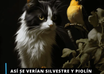 Silvestre y Piolín según la IA