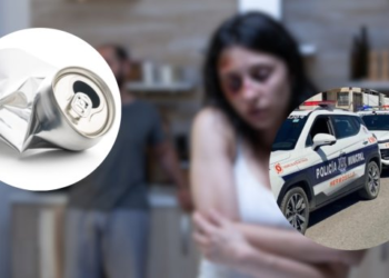 Román fue detenido tras agredir con una lata de cerveza a su pareja