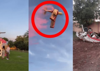 Avioneta se desploma durante fiesta de revelación de género; muere piloto