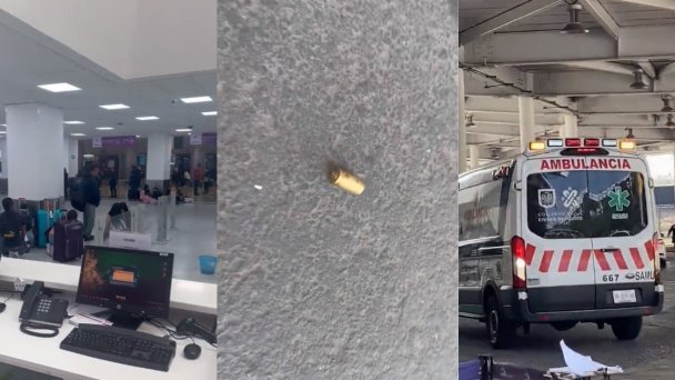 Reportan disparos en la terminal 1 del AICM Reportan disparos en la terminal 1 del AICM