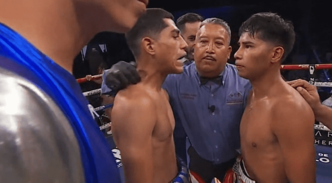 Yahir Frank deja a Héctor Robles K.O. en el Segundo Round con un uppercut