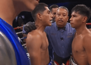 Yahir Frank deja a Héctor Robles K.O. en el Segundo Round con un uppercut