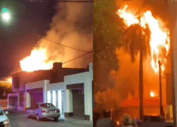 Explosión de vivienda deja dos heridos en la colonia Centenario