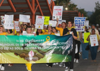Marcha para concientizar y visibilizar la prevención del suicidio