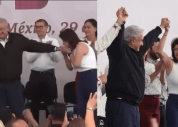 “Lo volvería a hacer”; alcaldesa defiende su beso en la mano a AMLO