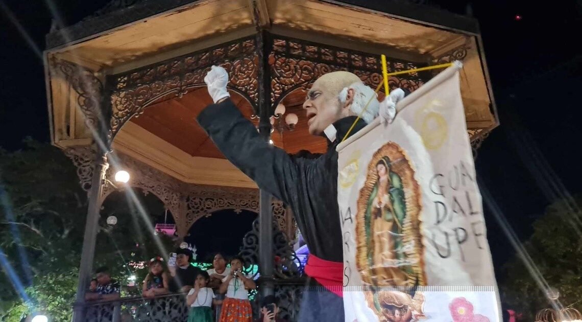 ¡Se viste de Miguel Hidalgo para el Grito en Hermosillo! Crece ambiente este Día de Independencia