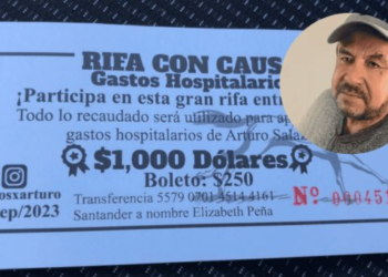 Invitan a participar en rifa para gastos hospitalarios de Arturo Salazar