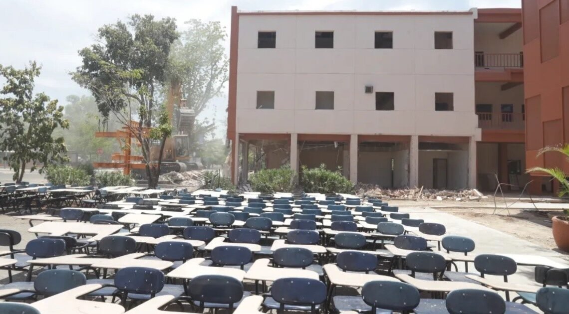Remodelación en Unison del edificio 12A lleva está aun en su fase preliminar